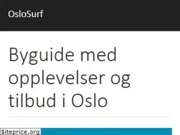 Sites similar to oslosurf.com
