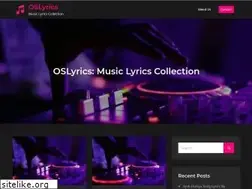 Sites similar to oslyrics.com
