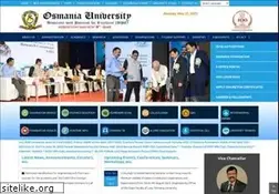 Sites similar to osmania.ac.in
