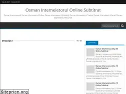 Sites similar to osmanintemeietorulonlinesubtitrat.blogspot.com