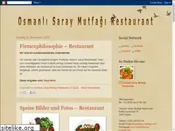 Sites similar to osmanlisaraymutfagi.blogspot.com