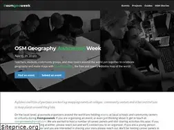 Sites similar to osmgeoweek.org