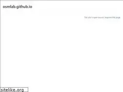 Sites similar to osmlab.github.io
