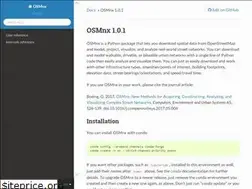 Sites similar to osmnx.readthedocs.io