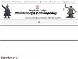 Sites similar to osnovnisudpozarevac.com