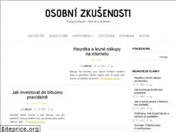 Sites similar to osobnizkusenosti.cz
