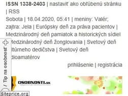 Sites similar to osobnosti.sk