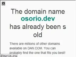Sites similar to osorio.dev