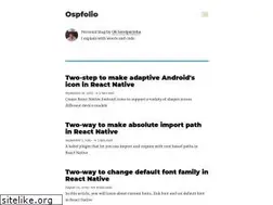Sites similar to ospfolio.com