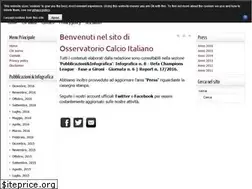 Sites similar to osservatoriocalcioitaliano.it