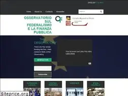 Sites similar to osservatoriofederalismo.eu