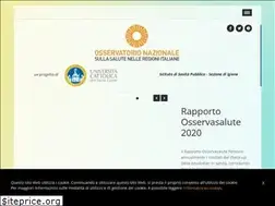 Sites similar to osservatoriosullasalute.it