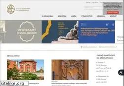 Sites similar to ossolineum.pl