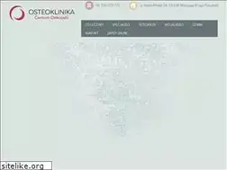 Sites similar to osteoklinika.pl