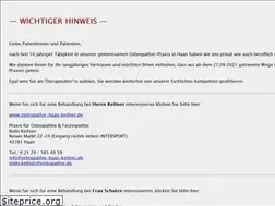 Sites similar to osteopathie-haan.de