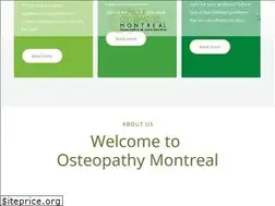 Sites similar to osteopathiemontreal.com