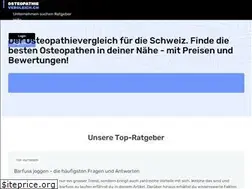 Sites similar to osteopathievergleich.ch