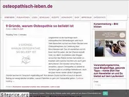 Sites similar to osteopathisch-leben.de