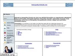 Sites similar to osteopathyschools.com