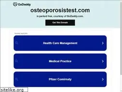 Sites similar to osteoporosistest.com
