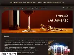 Sites similar to osteriadaamedeo.com