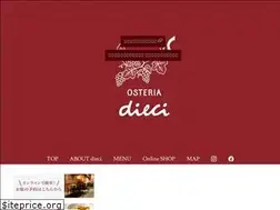 Sites similar to osteriadieci.com