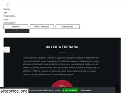 Sites similar to osteriaferrara.com