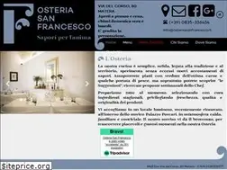 Sites similar to osteriasanfrancesco.it