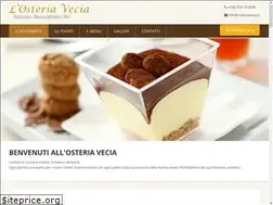 Sites similar to osteriavecia.it