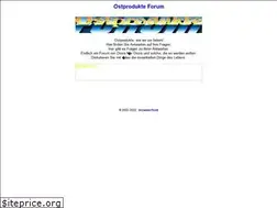 Sites similar to ostprodukteforum.de