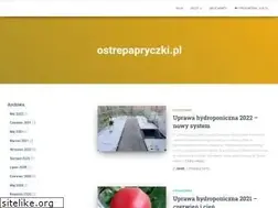 Sites similar to ostrepapryczki.pl