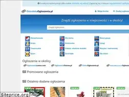 Sites similar to ostrolekaogloszenia.pl