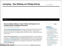 Sites similar to ostrop.wordpress.com