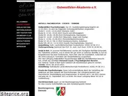 Sites similar to ostwestfalen-akademie.de