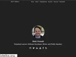 Sites similar to oswalt.dev