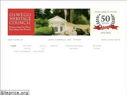 Sites similar to oswegoheritage.org