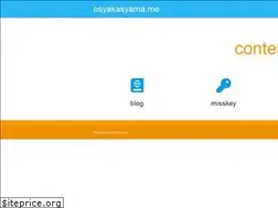 Sites similar to osyakasyama.me