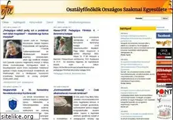 Sites similar to osztalyfonok.hu