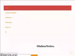 Sites similar to otakusnotes.com