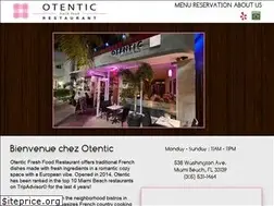 Sites similar to otenticrestaurant.com