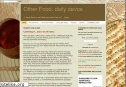 Sites similar to otherfood-devos.com