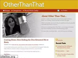 Sites similar to otherthanthat.com