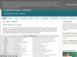 Sites similar to otherwisegood.blogspot.com