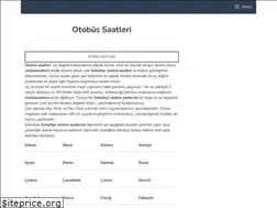 Sites similar to otobussaatleri.co