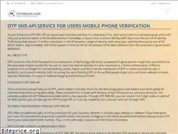 Sites similar to otpsmsapi.com