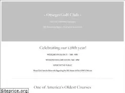 Sites similar to otsegogolfclub.com