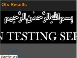 Sites similar to otsresults.org