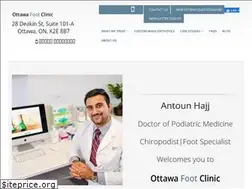 Sites similar to ottawafootclinic.com