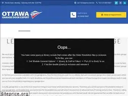 Sites similar to ottawagaragedoorexpert.com
