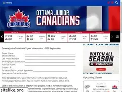 Sites similar to ottawajuniorcanadians.ca